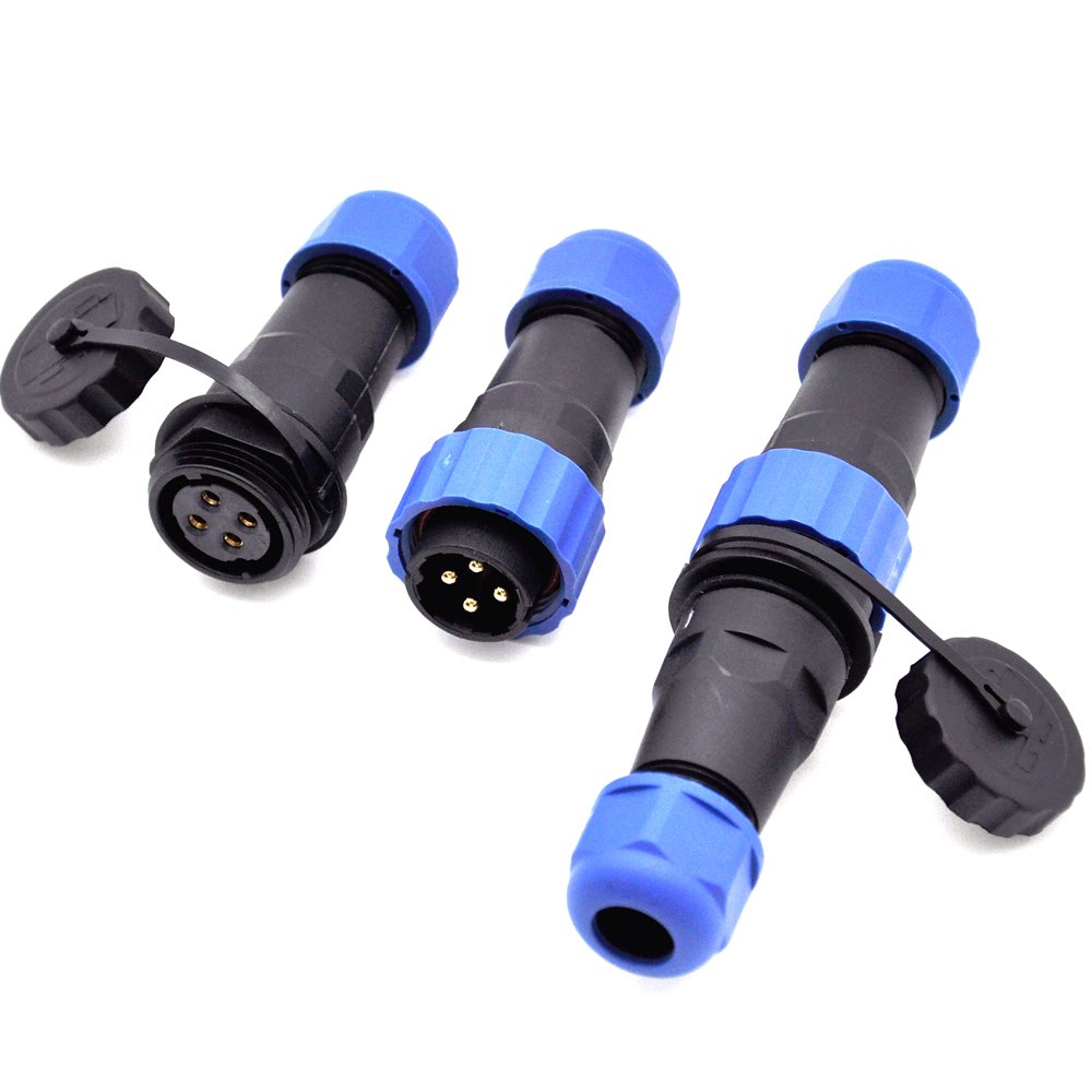 M25 M20 sp 13 16 3+9pin 30A Waterproof Connector For Motor Encoder Bicycle And Lighting power connector durable 12pin