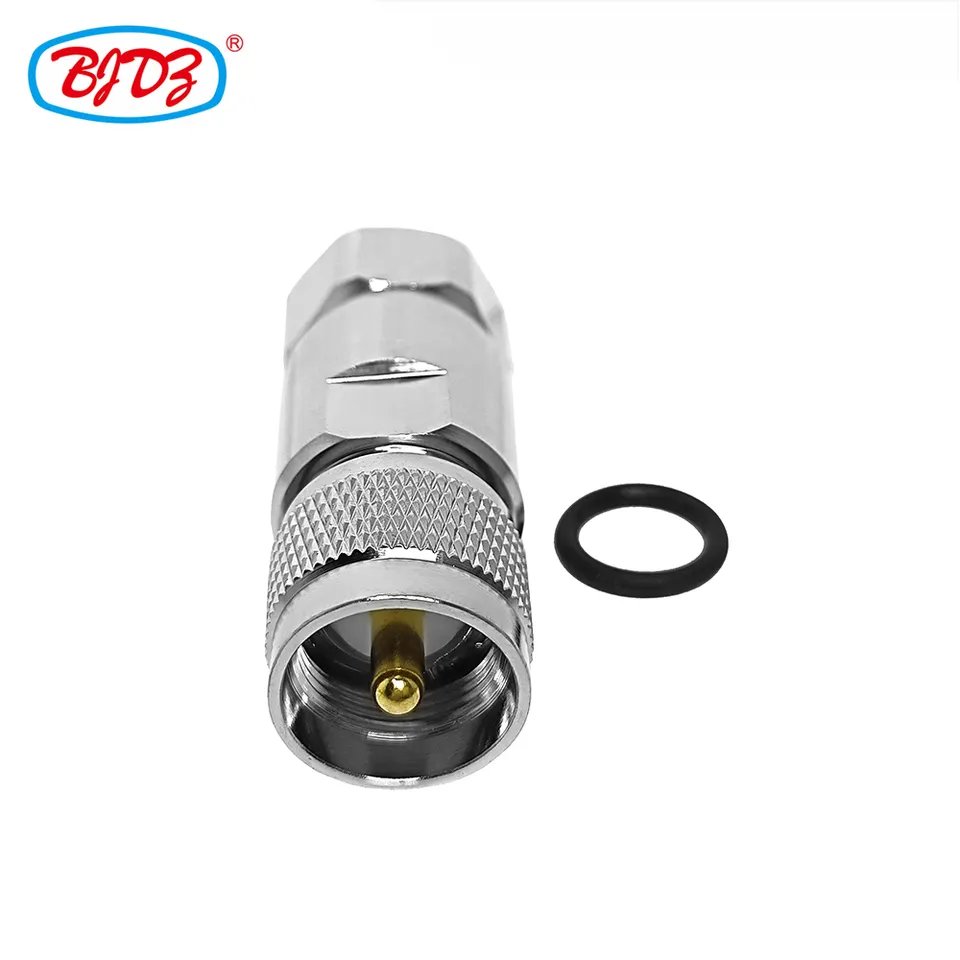 Factory supply Wholesale UHF PL259 Male Plug Clamp screw mounting For 1/2" Cable RF Coax Coaxial connectors
