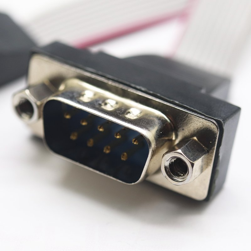 Hot sale 6 8 10 12 14 16 20 24 26 30 34 40 50 60 64 pin 1.27mm pitch 2651 28awg 2.54mm idc connector cable assembly flat cable