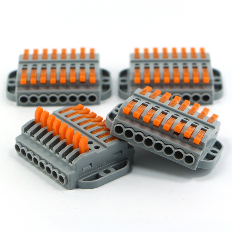 Wholesale 2 in 2 out Small Cable Connector Push In Quick Connection terminal Electrical Multiple Wire Connector