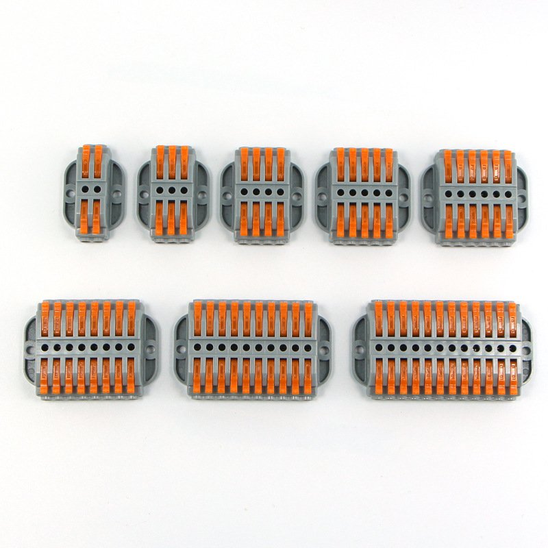 Wholesale 2 in 2 out Small Cable Connector Push In Quick Connection terminal Electrical Multiple Wire Connector