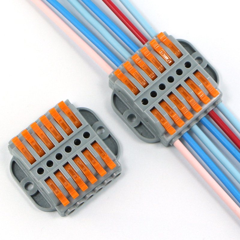 Wholesale 2 in 2 out Small Cable Connector Push In Quick Connection terminal Electrical Multiple Wire Connector