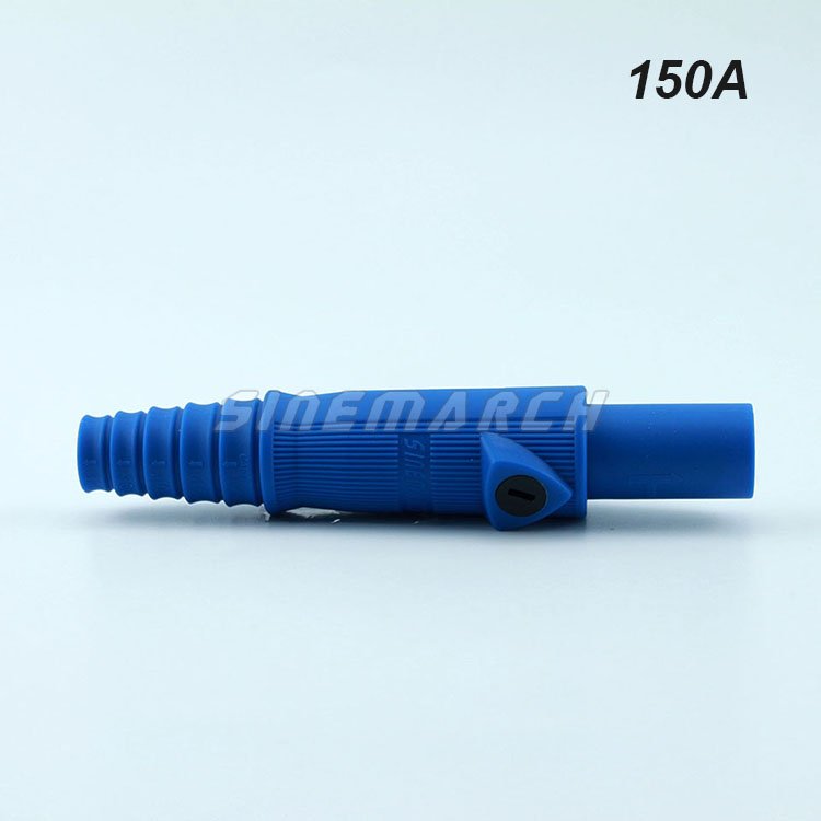 R-LOK 150A Female Plug American Standard Single Pole Power Connector Double Cam Design for Cable Extension