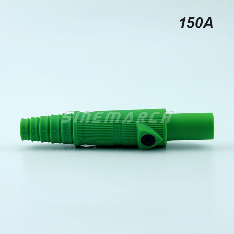 R-LOK 150A Female Plug American Standard Single Pole Power Connector Double Cam Design for Cable Extension