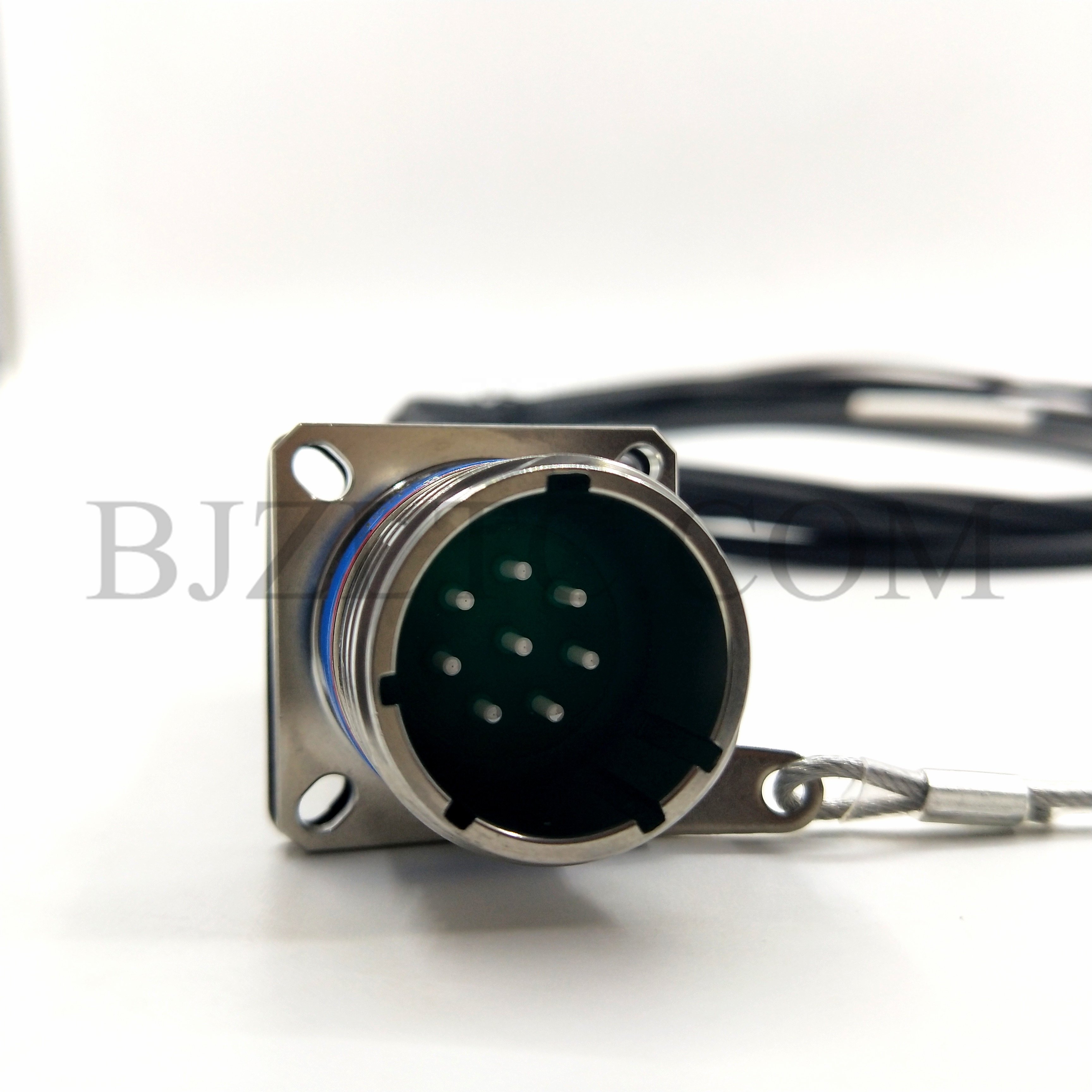 ZLTC D38999 Series standard circular connectors 15# 8Cores Socket fiber optic cable Assembly