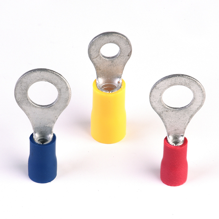 Hampoolgroup Good Quality Plating Tin Insulated Spade Fork Cable Terminal Connector Crimp Terminals