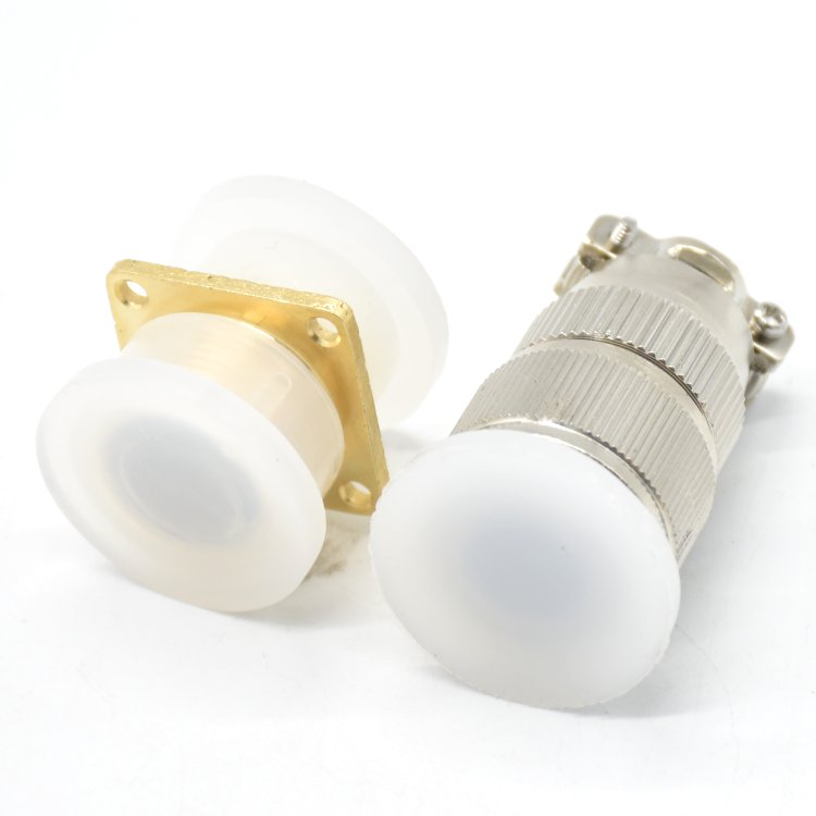 8 pin round sealed DC high temperature resistant flexible alloy aviation glass sealed connector