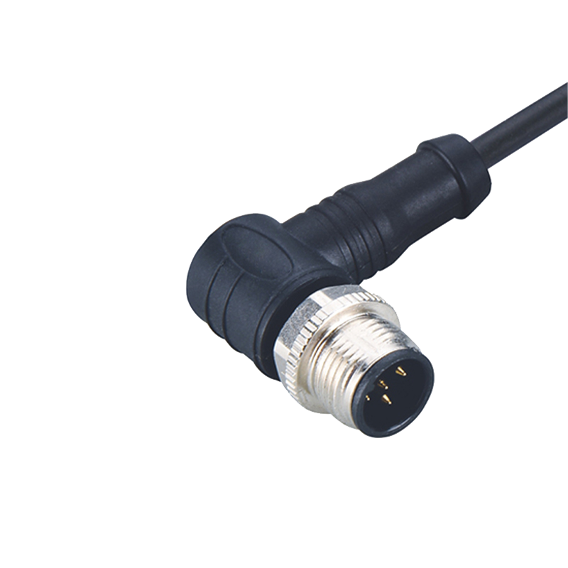 M12 Male S coding 4Pin Straight Connector