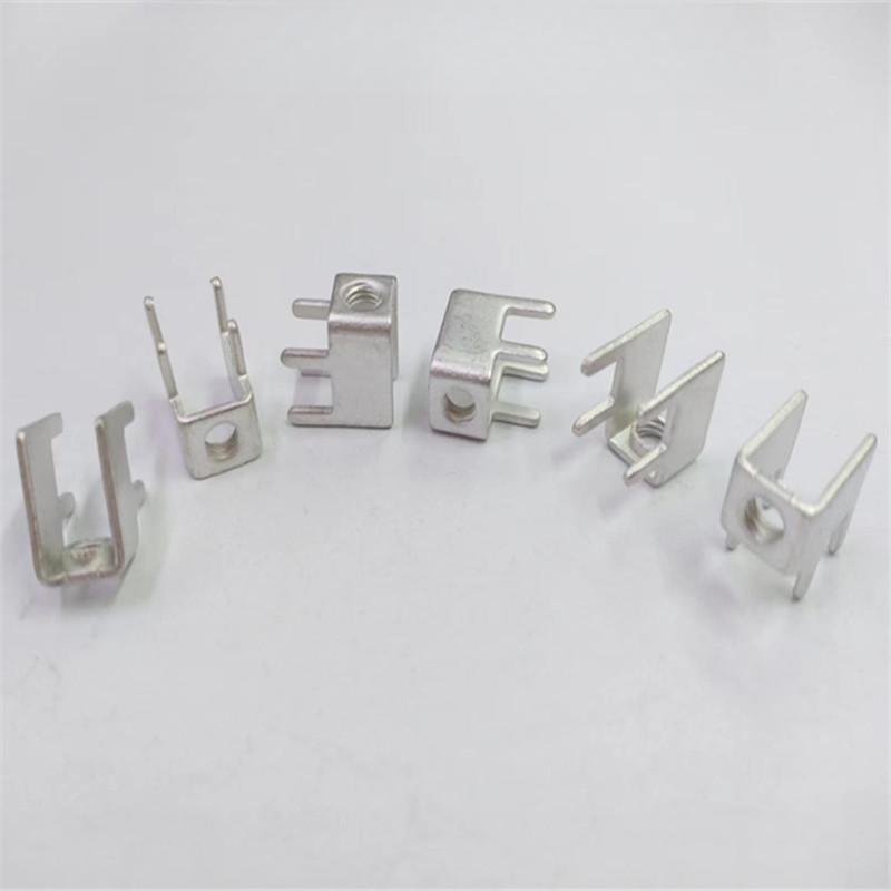 PCB 69M3 brass welded terminals screw-on PCB connectors solder pad metal pins substrate conductive support