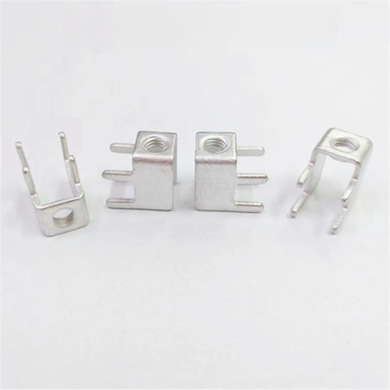 PCB 69M3 brass welded terminals screw-on PCB connectors solder pad metal pins substrate conductive support