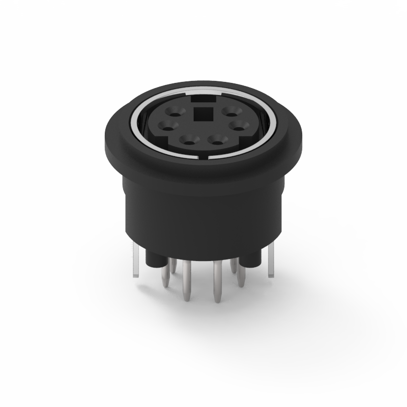 Mini Din 6PIN DIP Type Connector