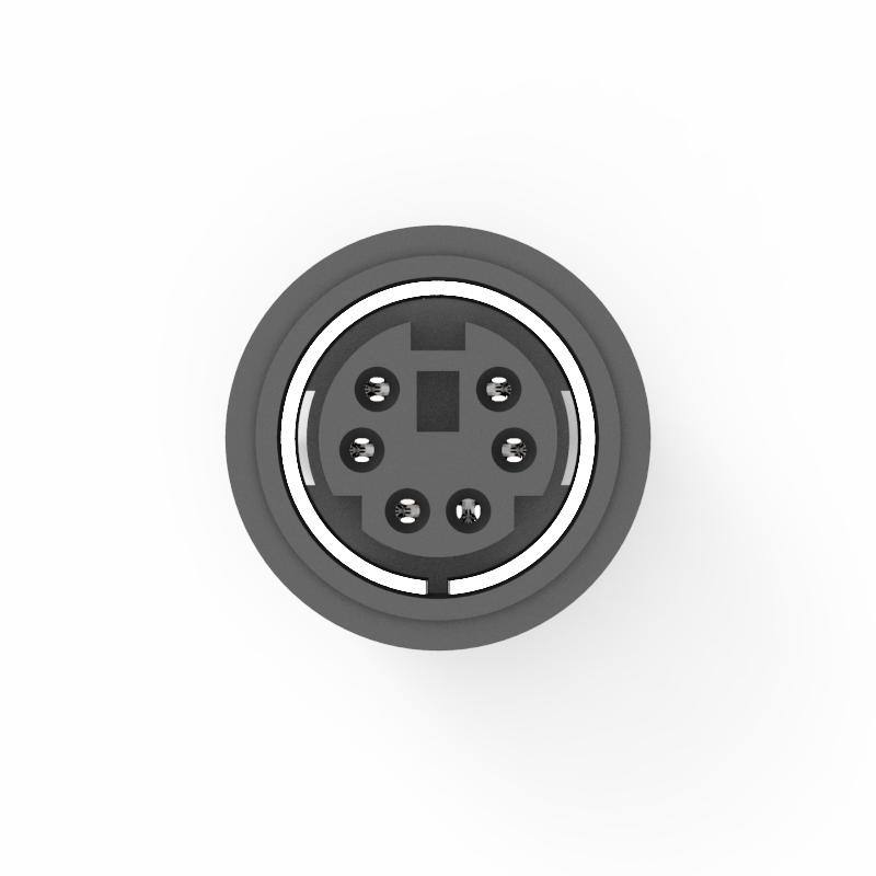 Mini Din 6PIN DIP Type Connector