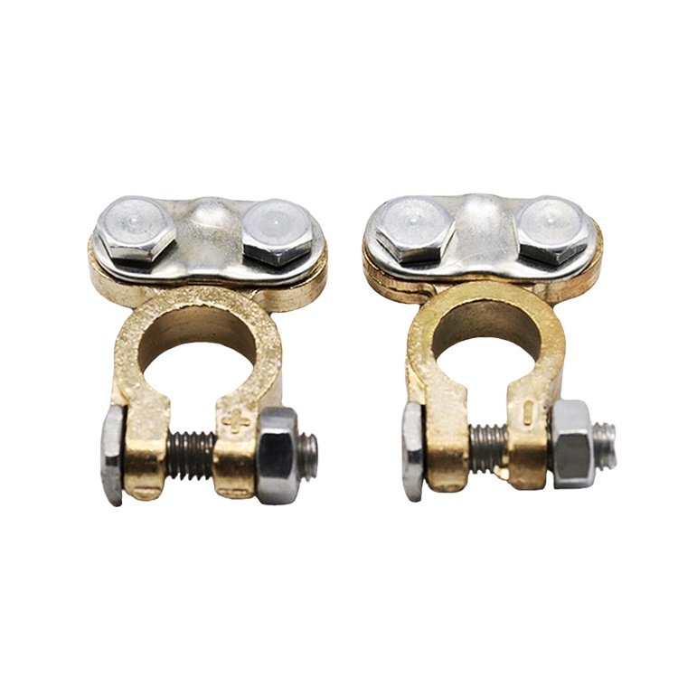 universal quick release battery terminal wire connector truck boat auto battery terminal color coded clamp connectors