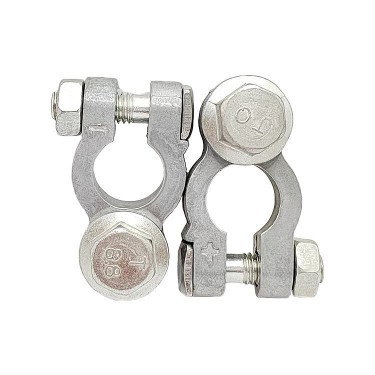 universal quick release battery terminal wire connector truck boat auto battery terminal color coded clamp connectors