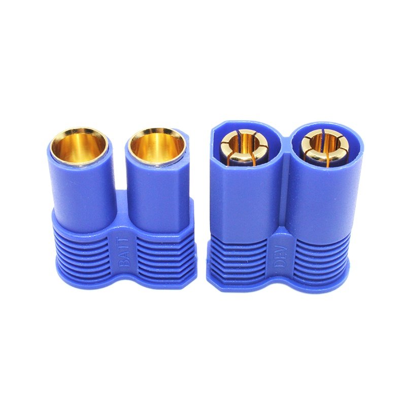 High Current 8mm EC8 Bullet Connector 24K Gold Plated Banana Plug Socket Female Male Connectors For RC Car ESC Lipo Battery