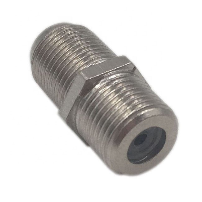 factory direct coaxial zinc brass RF F81 female F coaxial connector