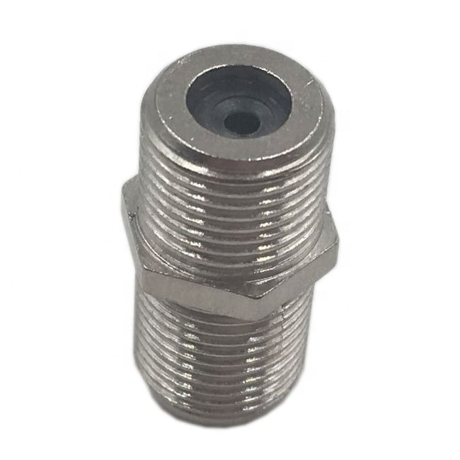 factory direct coaxial zinc brass RF F81 female F coaxial connector