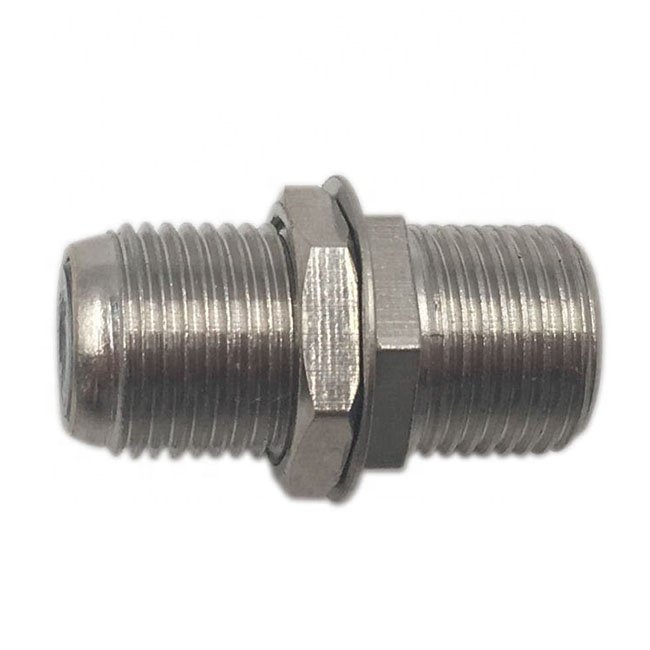 factory direct coaxial zinc brass RF F81 female F coaxial connector