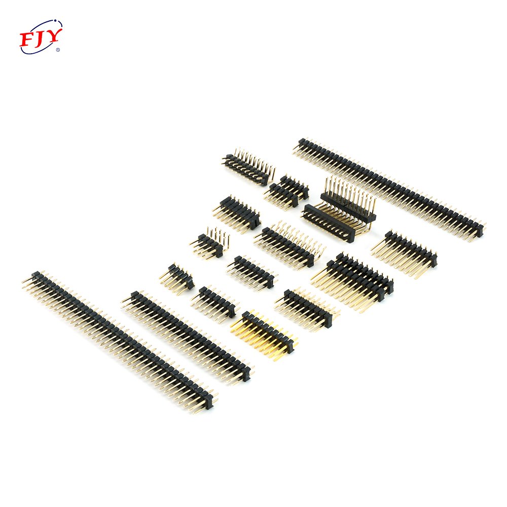 High Quality Aviation 16 Pin Connector Pin Header in Industry 4 Row 5mm Black Usb OEM Automotive Male Copper 2.54mm Connector