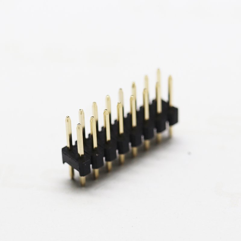 Factory outlet PCB Straight Connector 2 to 40 Pin 2.54/2.0/1.27/1.0 Pitch More plastic Dual Row PIN Header Connector
