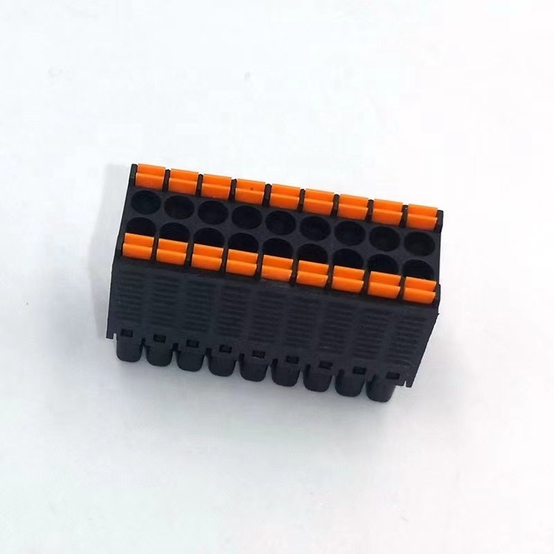 male female 15EDGKNH-3.5 Spring pluggable terminal blocks 3.5mm pitch double rows layer terminal block Connector