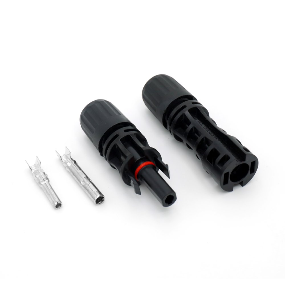 A pair of Male Female PV IP67 Waterproof Solar Panel Cable photovoltaic Connector 30A 1000V Solar wire Connector cable solar