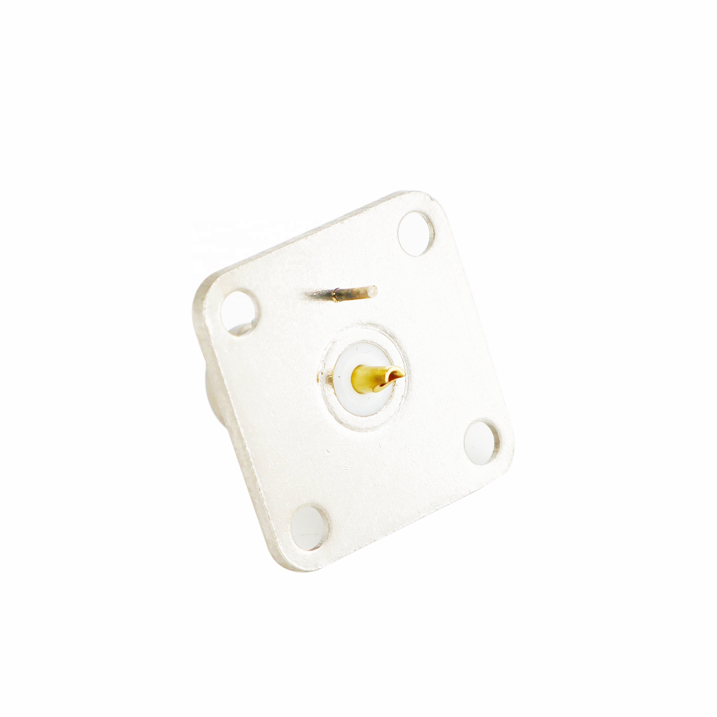BNC Connectors BNC Female Jack 4 Holes Flange Panel Chassis Mount RF Coaxial Connector