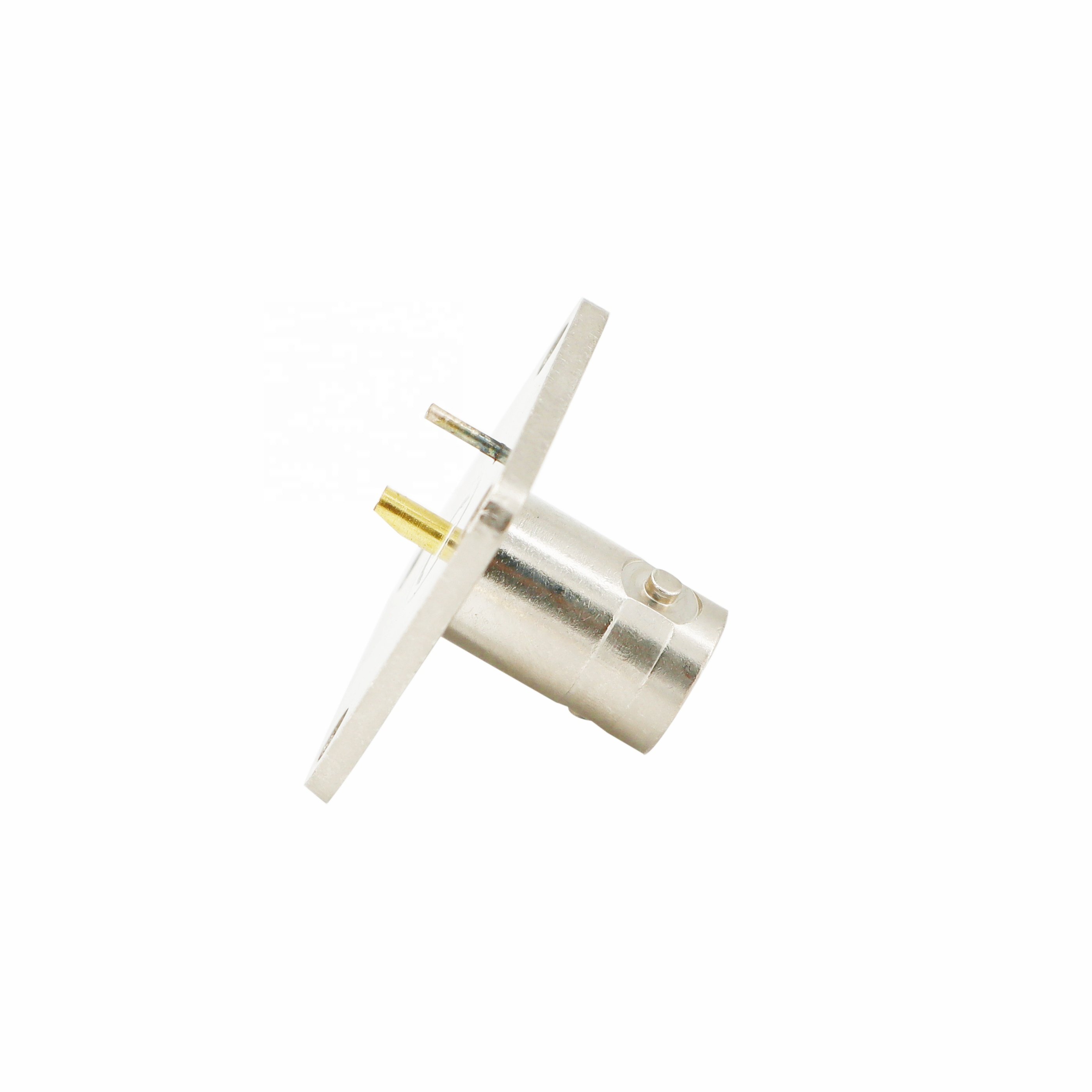 BNC Connectors BNC Female Jack 4 Holes Flange Panel Chassis Mount RF Coaxial Connector