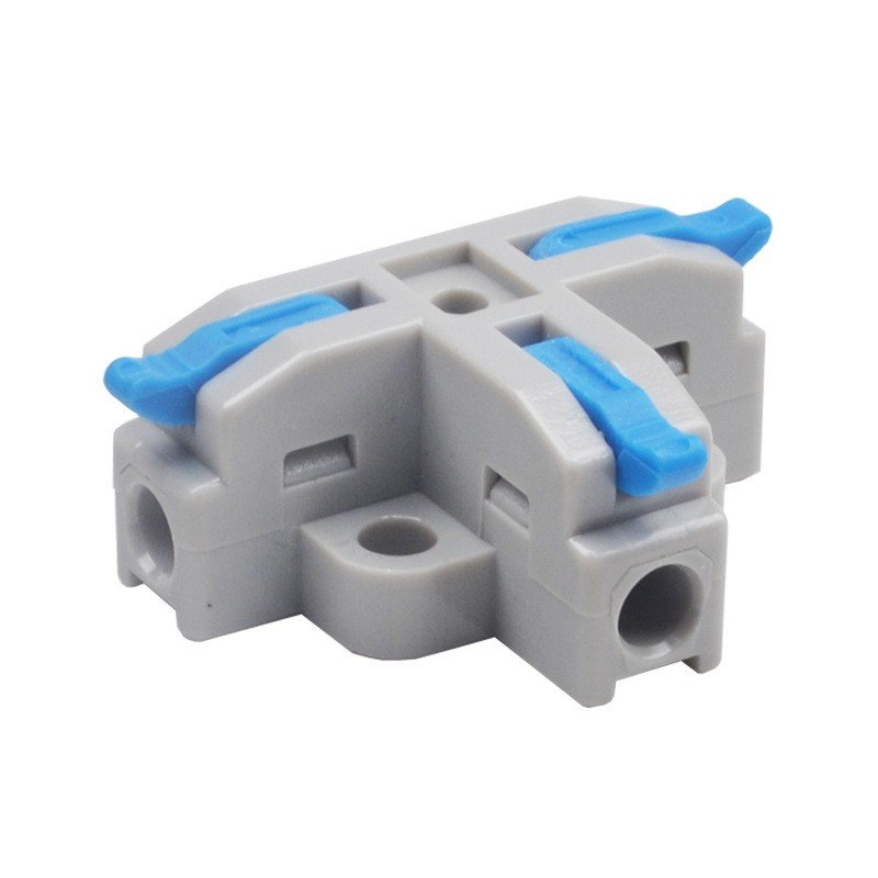 Fast 3 Way Electrical Wire Splitter Push In And Lever Wire Connectors T Type