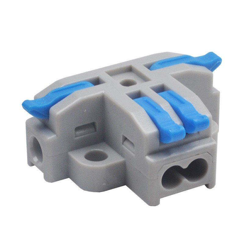 Fast 3 Way Electrical Wire Splitter Push In And Lever Wire Connectors T Type