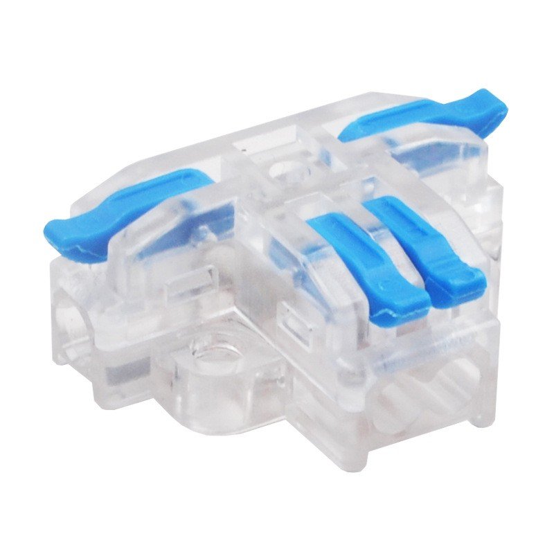 Fast 3 Way Electrical Wire Splitter Push In And Lever Wire Connectors T Type