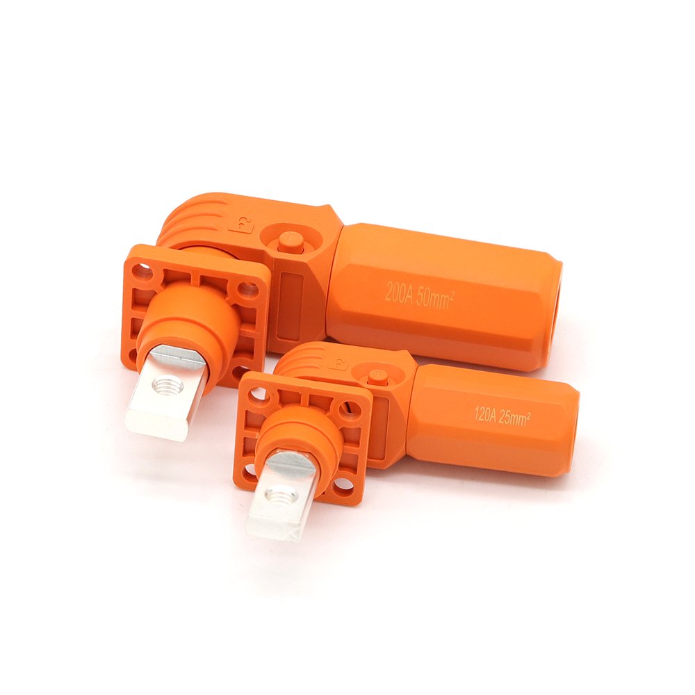 Plug And Play Inverter M6 120A Black HV Energy Storage Power Station Connectors Busbar 8mm 500A Terminal