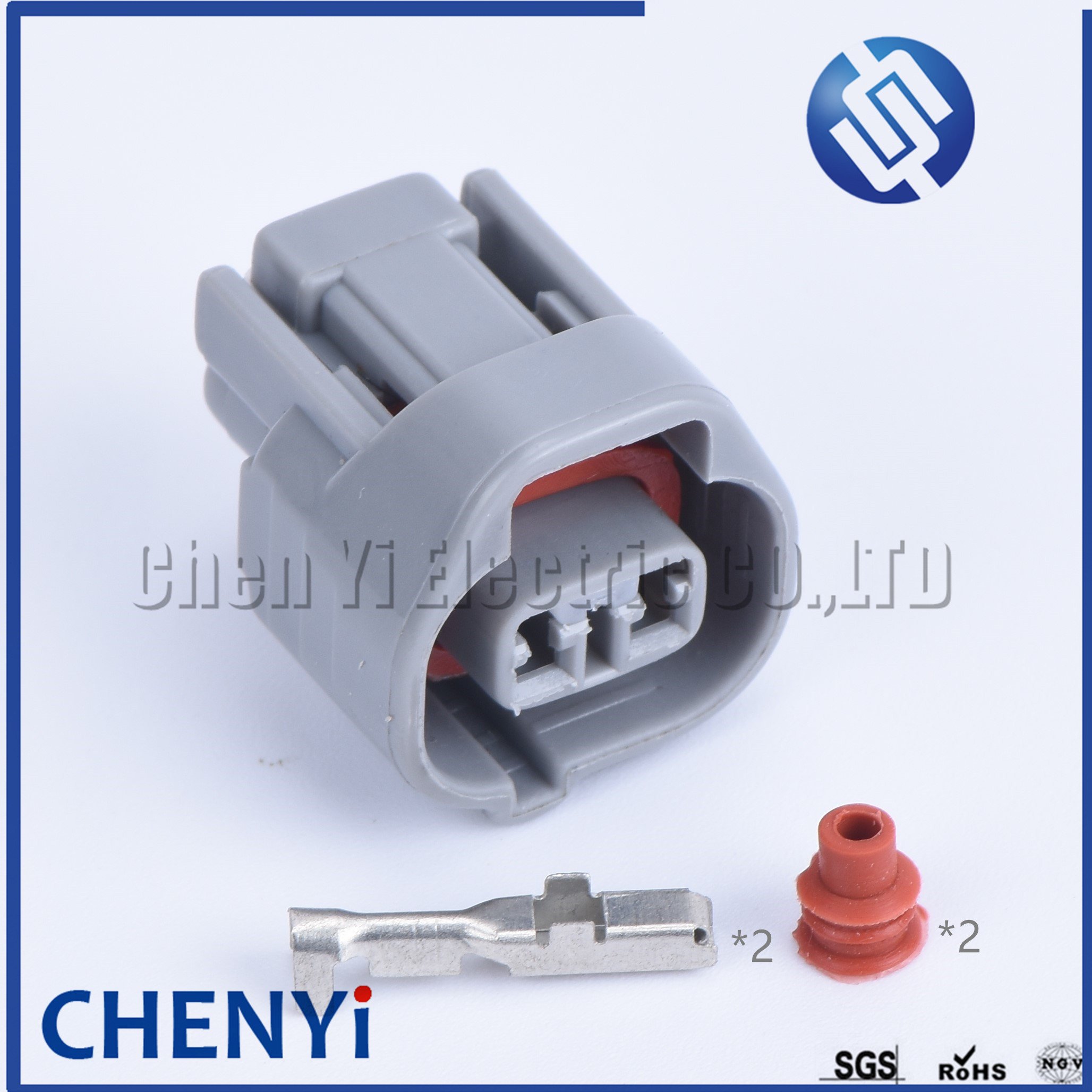 2 Pin auto waterproof connector Fog lamp tail lamp plug air conditioning compressor pump socket 6189-0239 6189-0249 90980-11156