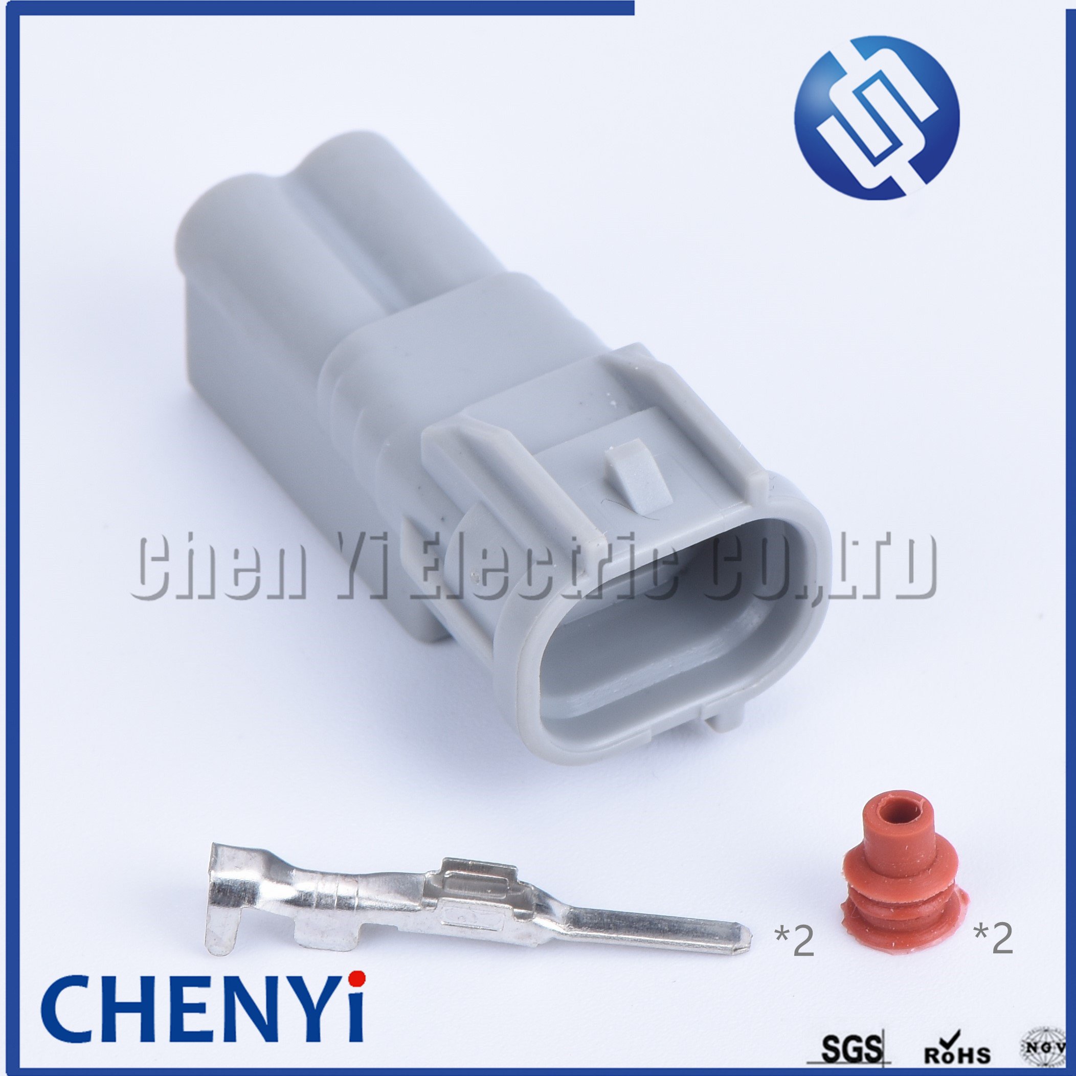 2 Pin auto waterproof connector Fog lamp tail lamp plug air conditioning compressor pump socket 6189-0239 6189-0249 90980-11156