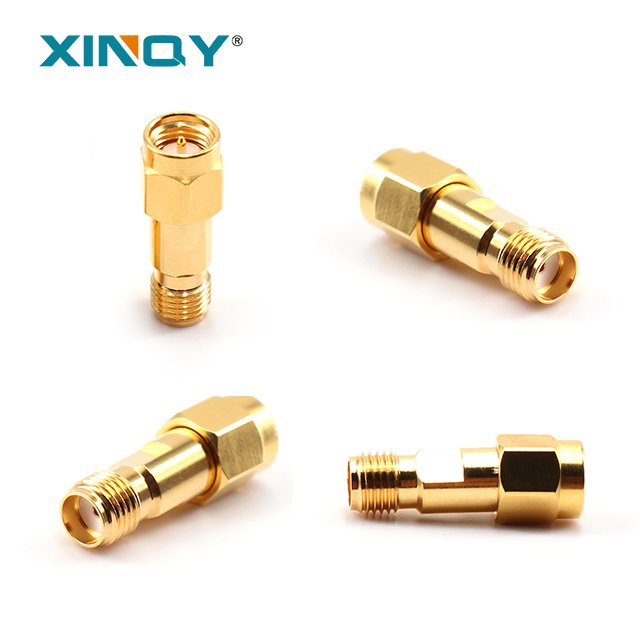 XINQY SMA-JK RF Coaxial Adapter Connector SMA-Male to SMA-Female DC-18GHz 50Ohm RF Test Cable Adaptor Connector