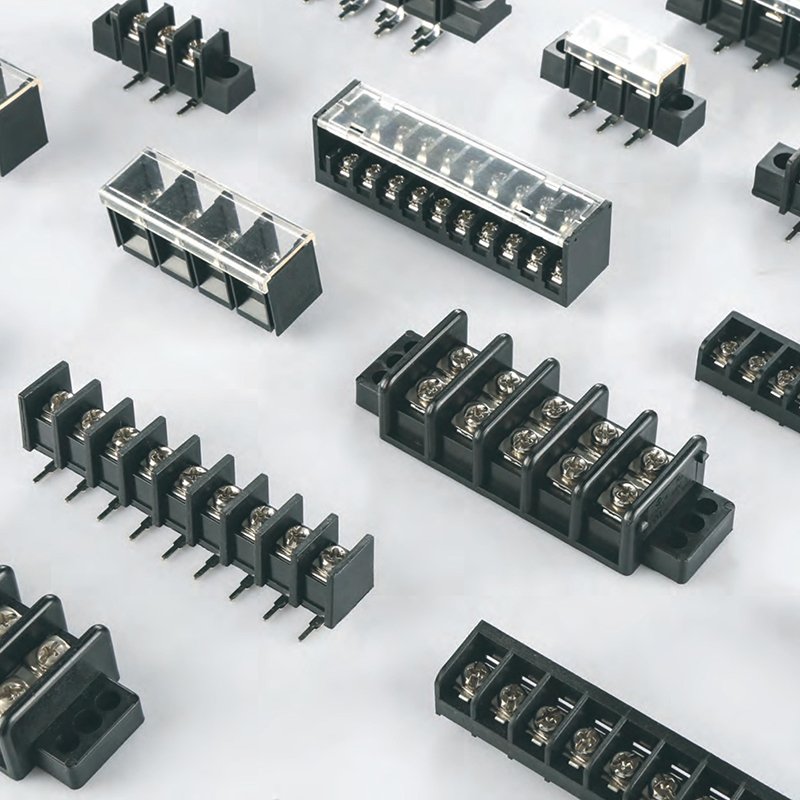 300V Poles 2P-12P Electrical Equipment Supplies Connectors Terminals Plastic Panel St Pt Ut 4 6 Wall Feed Through Terminal Block