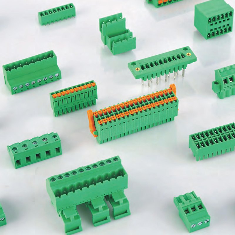 300V Poles 2P-12P Electrical Equipment Supplies Connectors Terminals Plastic Panel St Pt Ut 4 6 Wall Feed Through Terminal Block