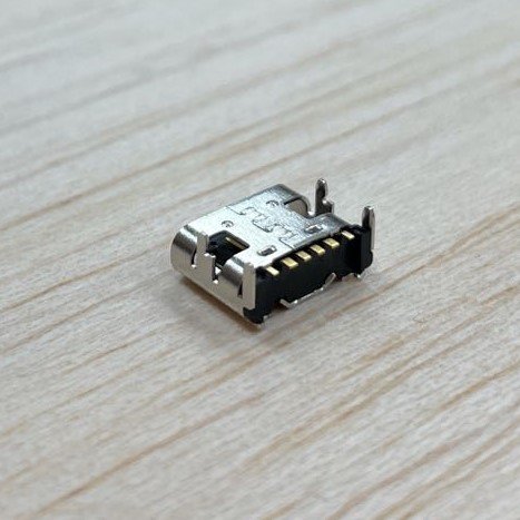 USB Connector 6 Pin Type C 3.1 USB Female Jack Socket for Data Transmission Charging