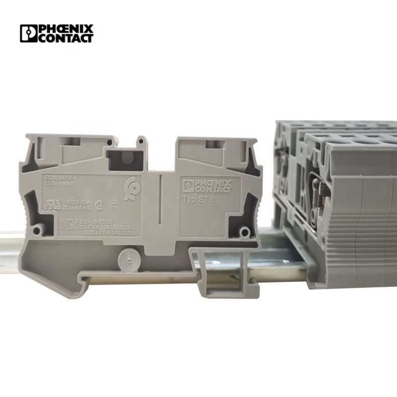 Reasonable Price Phoenix ST 6 Feed Through Terminal Block Din Rail Wire Connectors