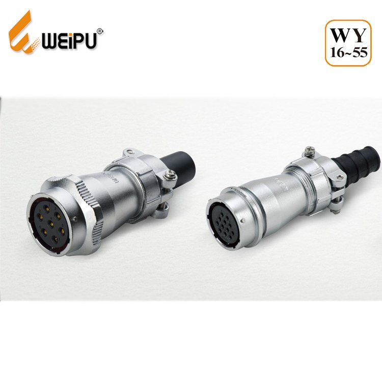 WEIPU 2pin 3pin 4pin 5pin 10 pin waterproof bnc low voltage wire electrical industrial connector