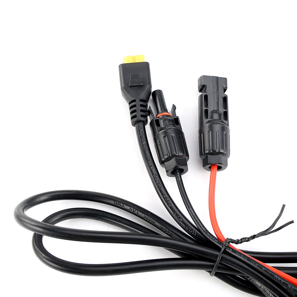 IP67 Waterproof XT60 Male Female Junction knot to MC Connector RV Solar Panel Extention Power Station Charge Cable Plug