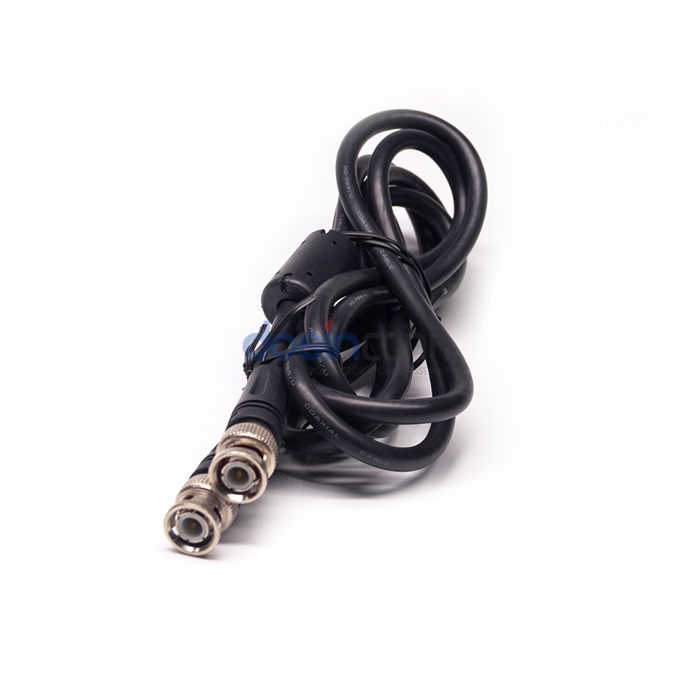 BNC CCTV Cable Male Plug BNC to BNC Cable Connector Injection Molding for Cameras Video