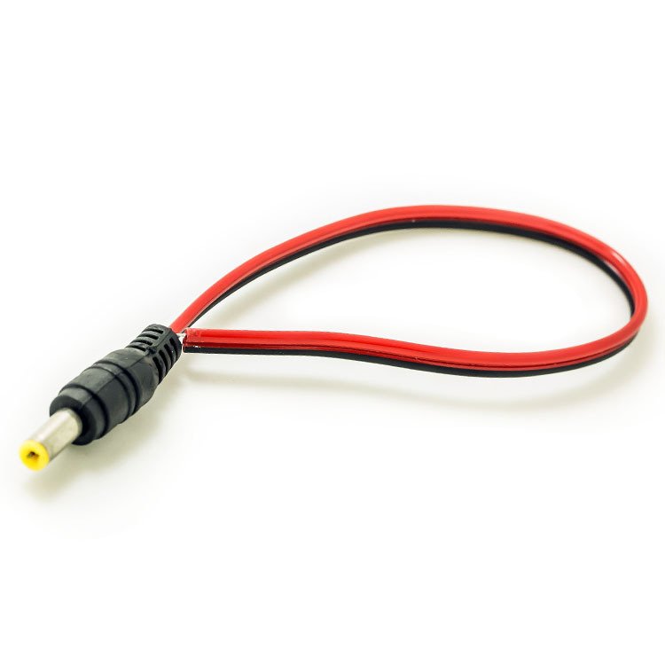 DC Power Pigtail Cable 12V 5A Male & Female Connectors for CCTV Security Camera and Lighting Power Adapter by MILAPEAK