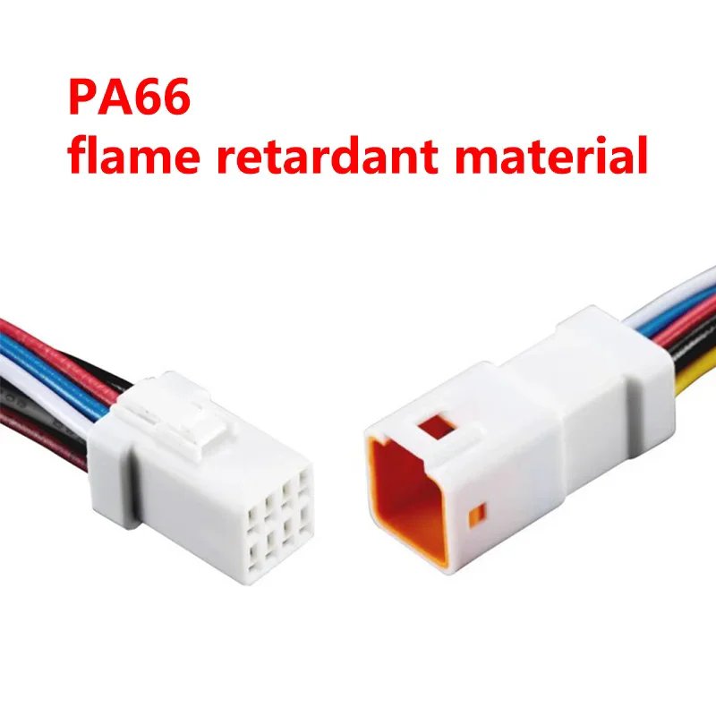 2P 3P 4P 6P 8P 0.6 MM Waterproof Wire Connector Plug Male And Female Socket With Cable JST JWPF Electrical Connectors