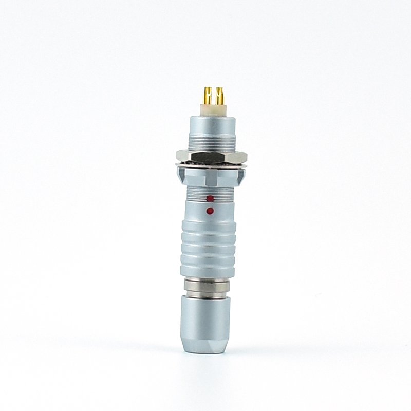 TT B FGG.1B.302.CLAD52 Connectors 2pin Push-pull Connector 1B Series Straight Plug EGG 1B Series Panel Mount Female Fixed Socket