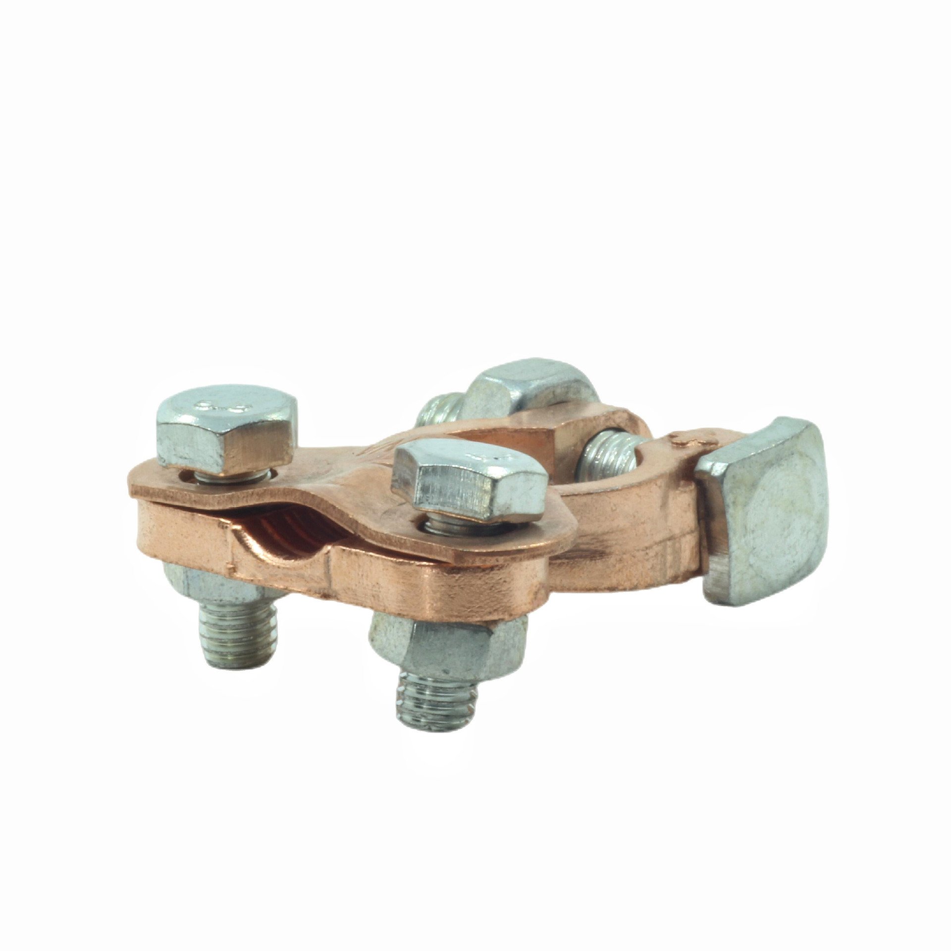 Pure Brass Car Small Battery Terminals Connectors Positive Negative Battery Terminal Clamp