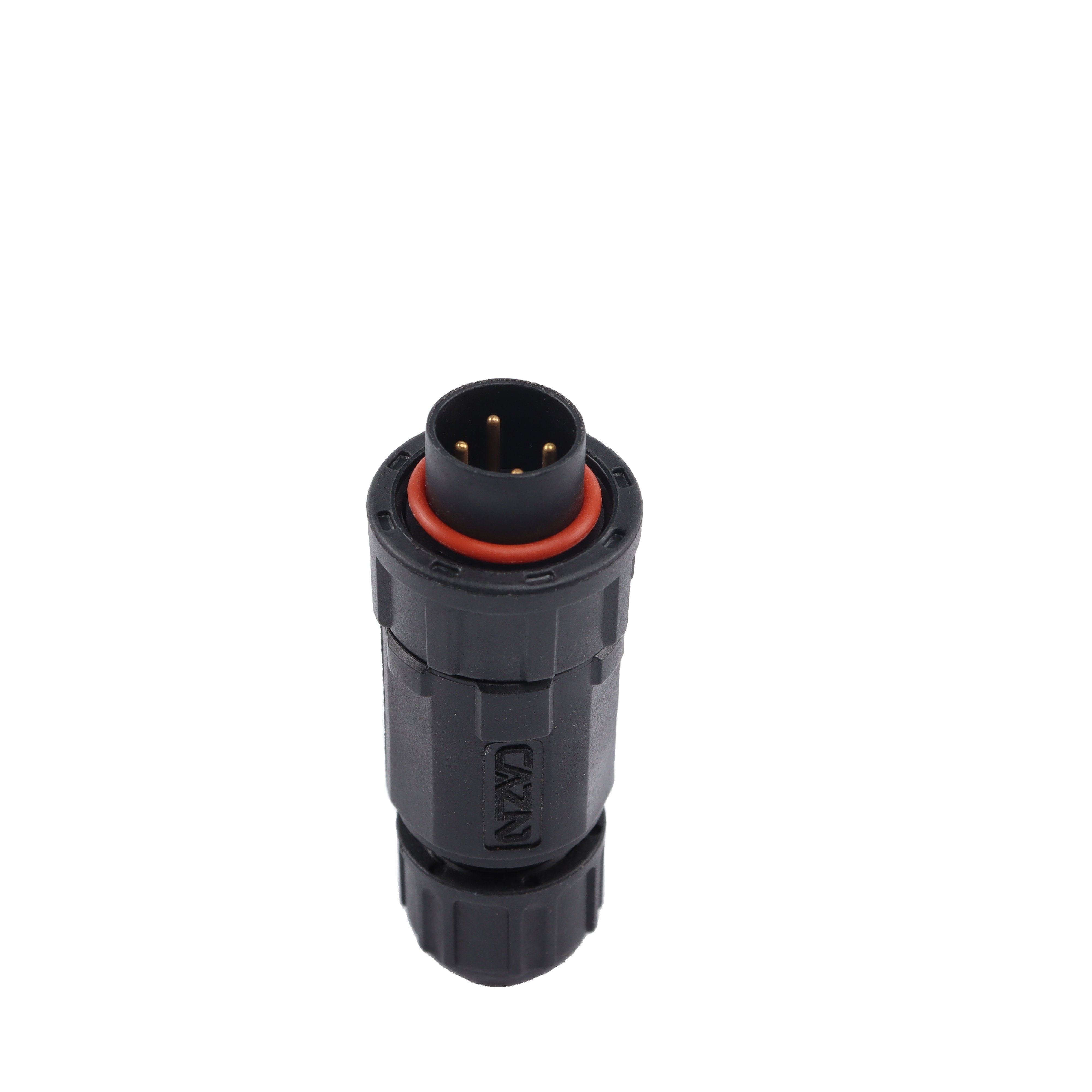 IP67 IP68 E10 Straight Female Male Field Installable Plug Threaded 2-12 Pin 5/8"-27UNS U.S. Standard Screw Waterproof Connector