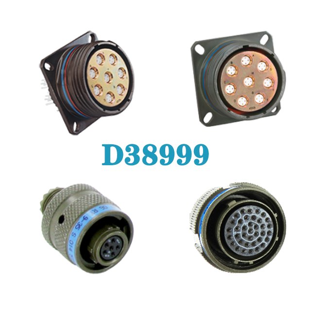 Amphenol D38999/26WD35PC MIL-DTL-38999 Series III Circular Connectors 37 Position Industrial Receptacle with crimp pins