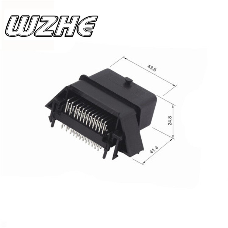 pcb ECU waterproof plastic box for 48 pin auto connector 5007620481