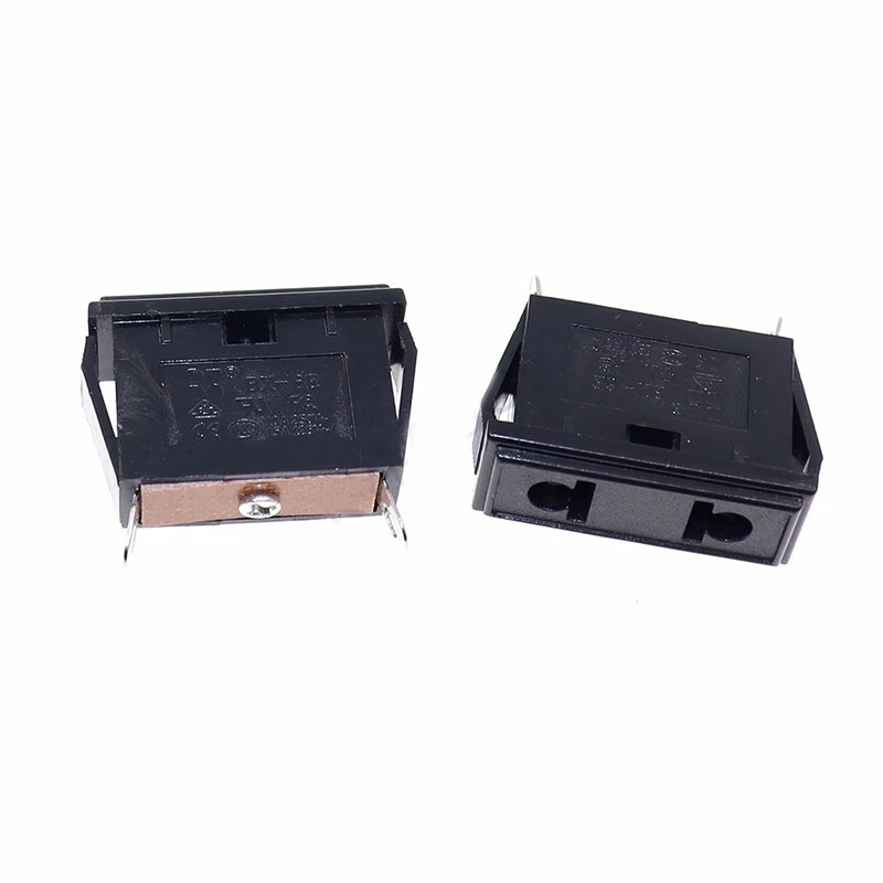 Chassis Female 2PIN AC US Nema 1-15R Inline Socket Plug Adapter Industrial Power Connector Supply Output Outlet 10A/250V